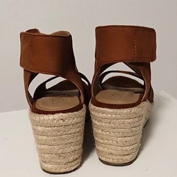 Soul Naturalizer Oshay Wedge Espadrille Sandals - Size 5.5 - Picture 3 of 4